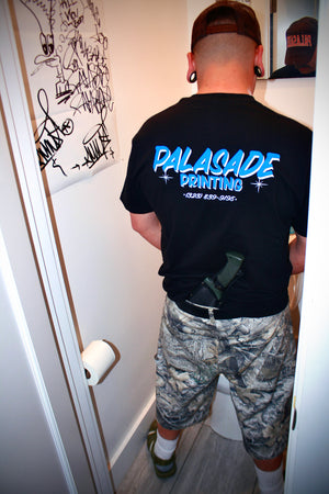 PALASADE "PRINT SUPPLY" TEE (BLACK)
