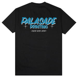 PALASADE "PRINT SUPPLY" TEE (BLACK)