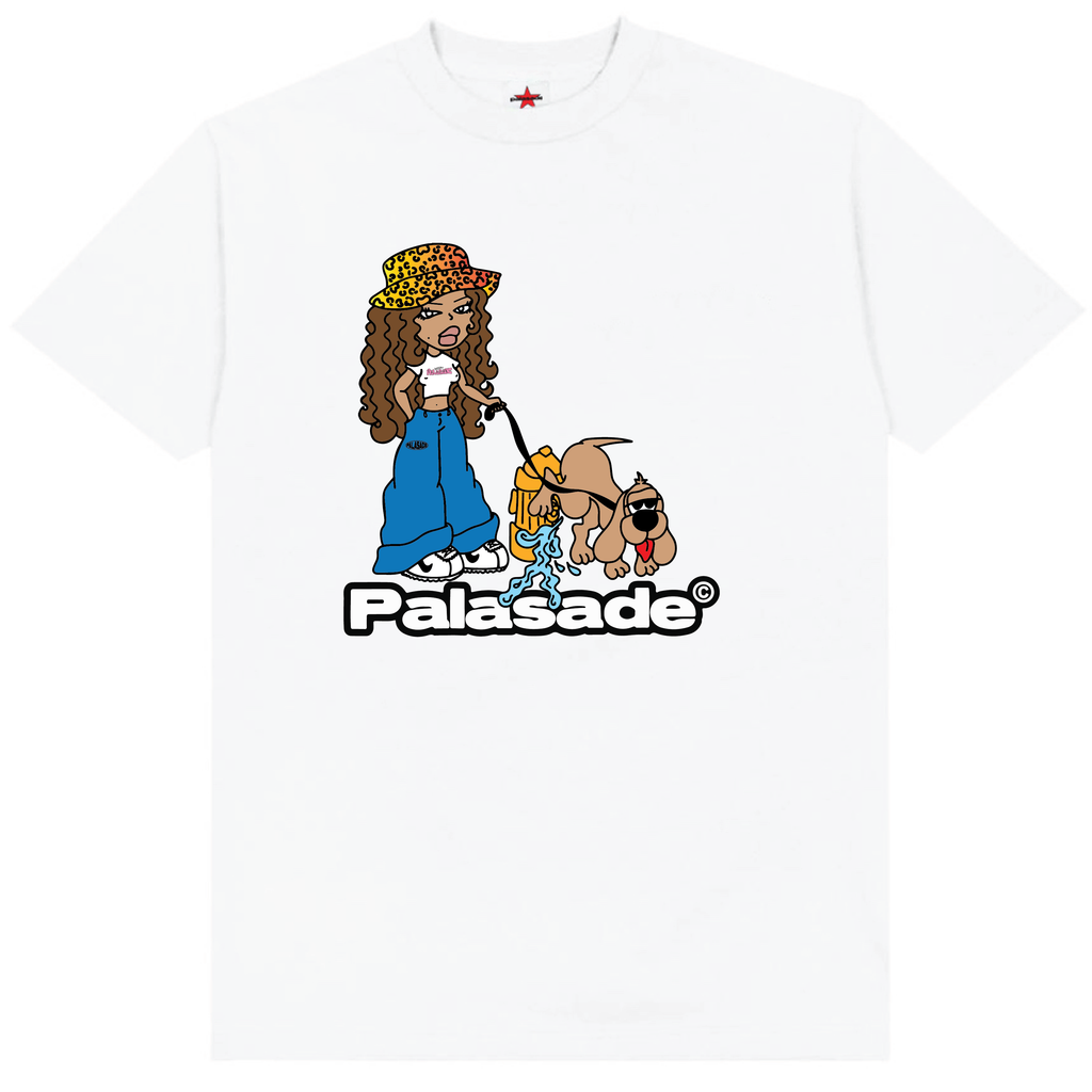 PALASADE "NBHD" TEE (WHITE)