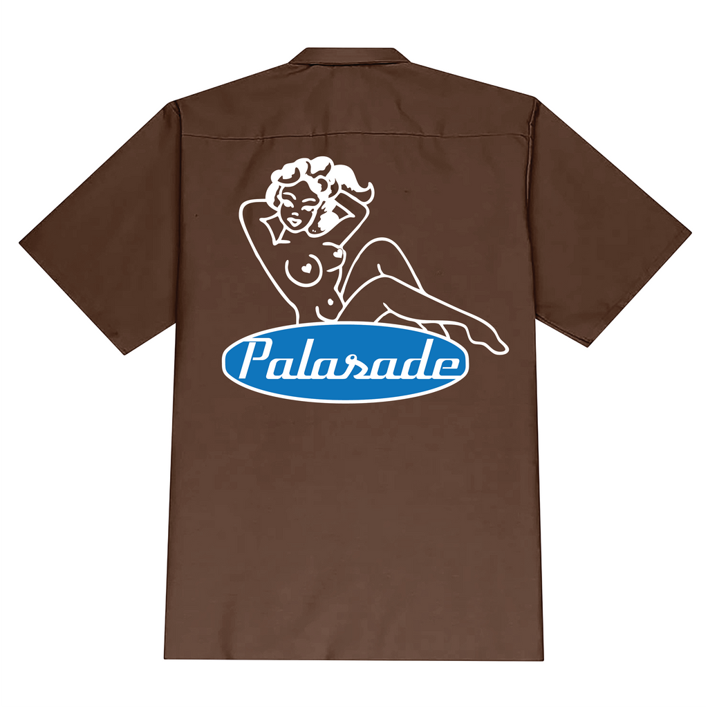 PALASADE "MECHANIC" WORK SHIRT (BROWN)