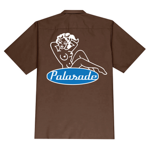 PALASADE "MECHANIC" WORK SHIRT (BROWN)