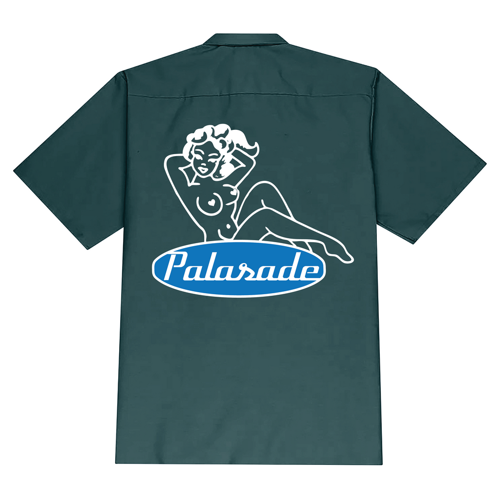 PALASADE "MECHANIC" WORK SHIRT (MOSS)