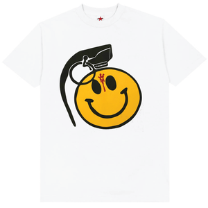 PALASADE "SMILEY" TEE (WHITE)